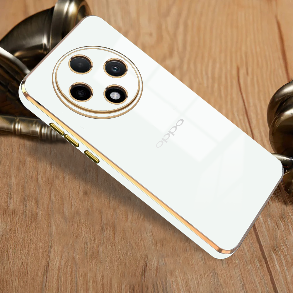 OPPO F27 PRO PLUS 5G ULTRA-SHINE GOLD ELECTROPLATED LUXURIOUS BACK CASE WITH CAMERA PROTECTION