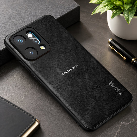 OPPO RENO 14 5G VINTAGE PU LEATHER PROTECTIVE BACK CASE