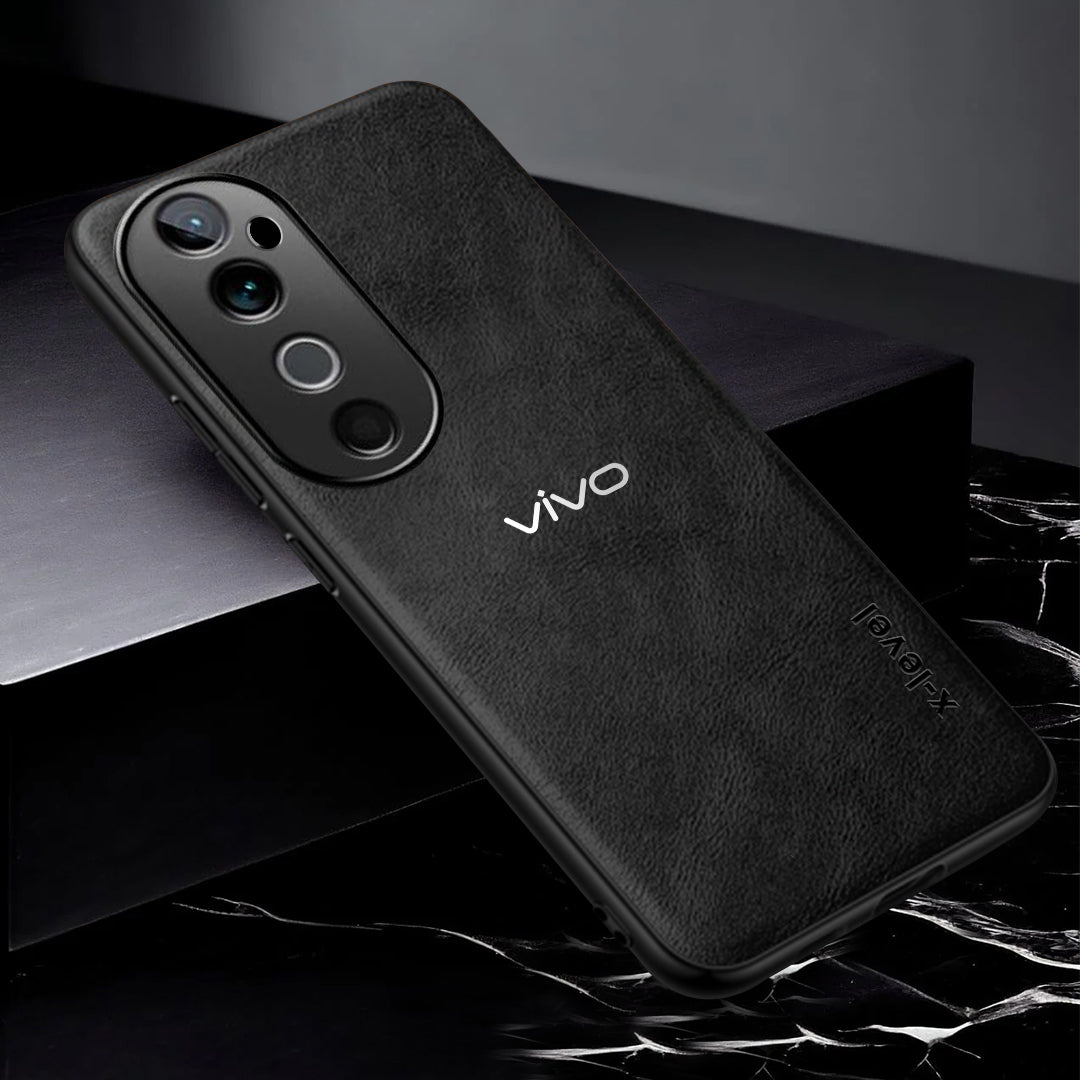VIVO V40 5G VINTAGE PU LEATHER PROTECTIVE BACK CASE