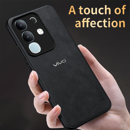 VIVO T4 X 5G VINTAGE PU LEATHER PROTECTIVE BACK CASE