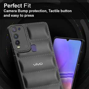 VIVO Y50 5G THE PUFFER EDITION SOFT MATERIAL DOWN JACKET PHONE CASE