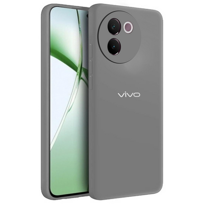 VIVO V30E 5G Liquid Silicone Velvet-Touch Silk Finish Protective Back Case