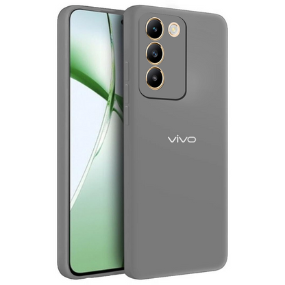 VIVO V27 5G Liquid Silicone Velvet-Touch Silk Finish Protective Back Case