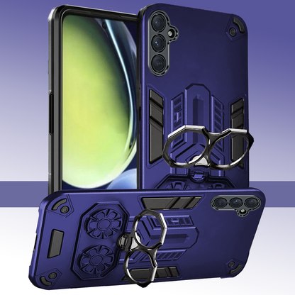 Samsung S23Fe 5G Armor knight Series Camera Protection 2 in 1 Shockproof Phone Cover with Kickstand