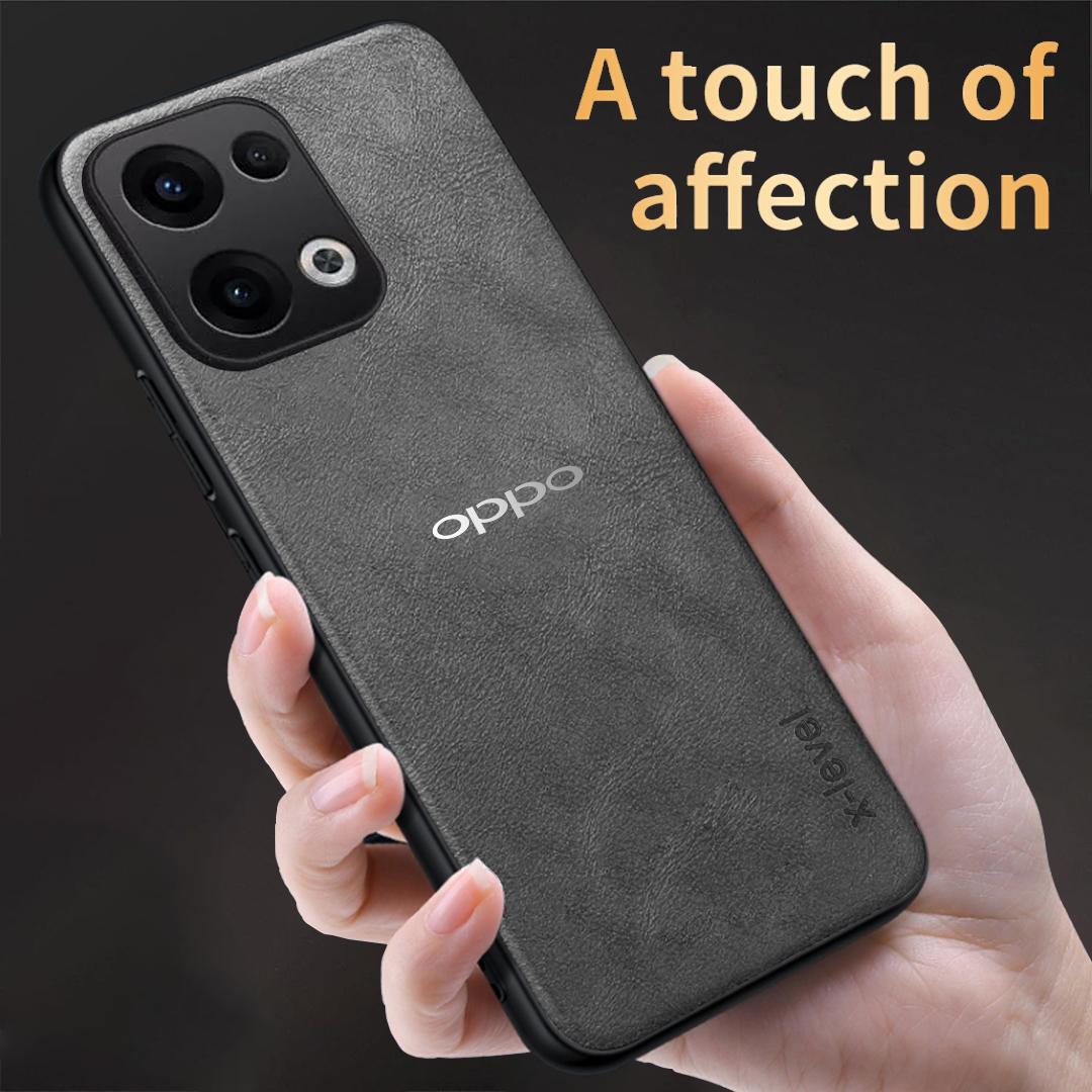 OPPO RENO 13 5G VINTAGE PU LEATHER PROTECTIVE BACK CASE