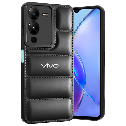 VIVO V25 PRO 5G THE PUFFER EDITION SOFT MATERIAL DOWN JACKET PHONE CASE