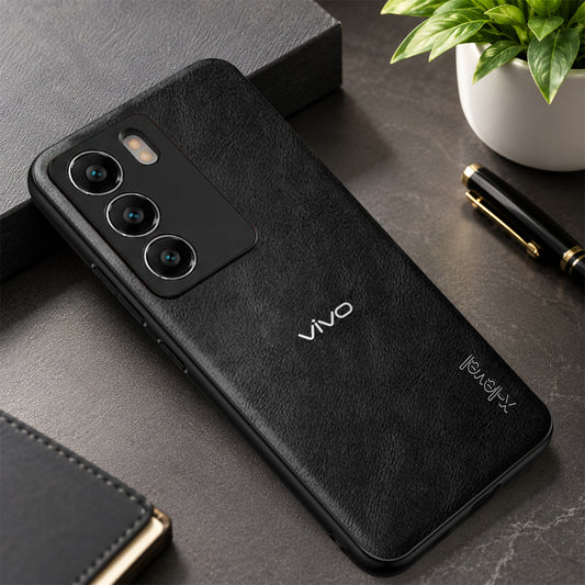 VIVO V29 5G VINTAGE PU LEATHER PROTECTIVE BACK CASE