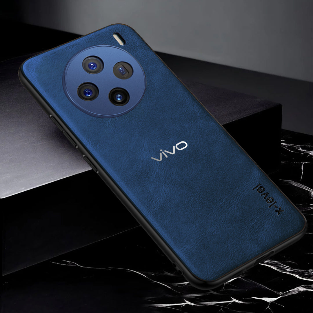 VIVO X100 5G Vintage Leather Stitched Protective Back Case Regular price