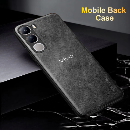 VIVO Y300 5G VINTAGE PU LEATHER PROTECTIVE BACK CASE