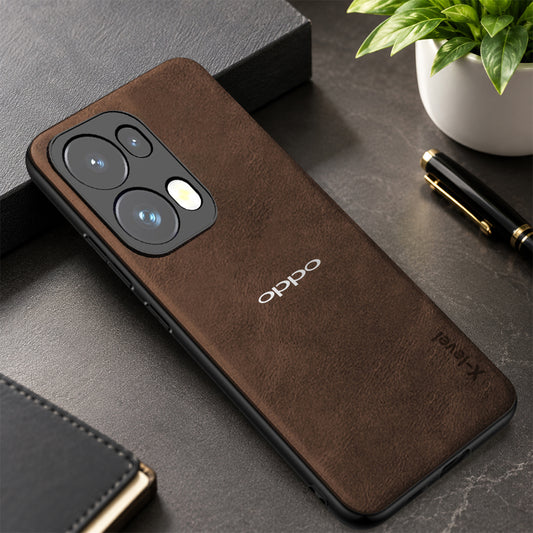 OPPO RENO 13 PRO 5G VINTAGE PU LEATHER PROTECTIVE BACK CASE
