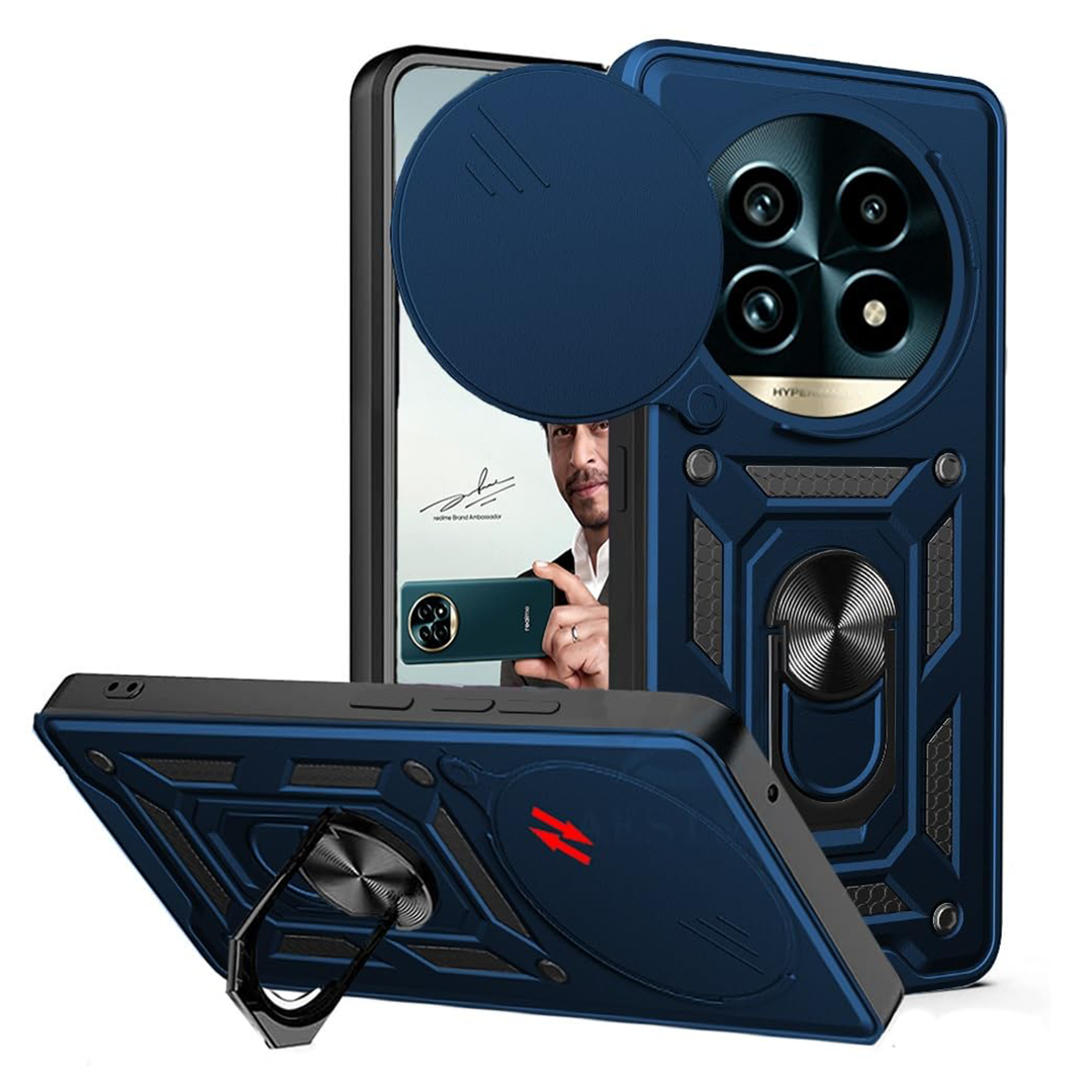 REALME 13 PRO 5G ARMOR MILITARY-GRADE CASE WITH SLIDING CAMERA COVER & 360 KICKSTAND