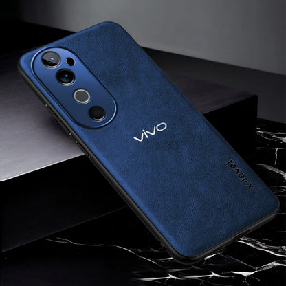 VIVO V40 5G VINTAGE PU LEATHER PROTECTIVE BACK CASE