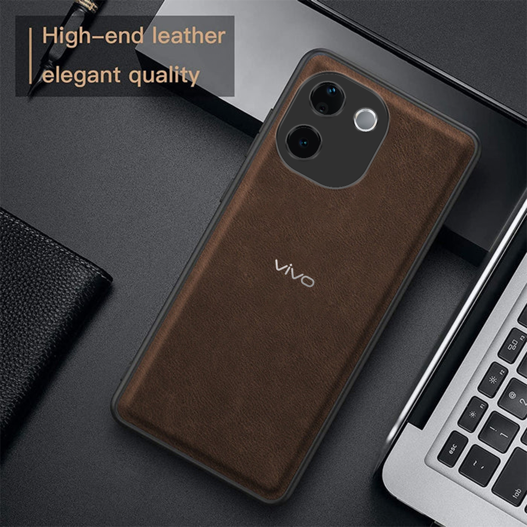 VIVO T3 PRO 5G VINTAGE PU LEATHER PROTECTIVE BACK CASE