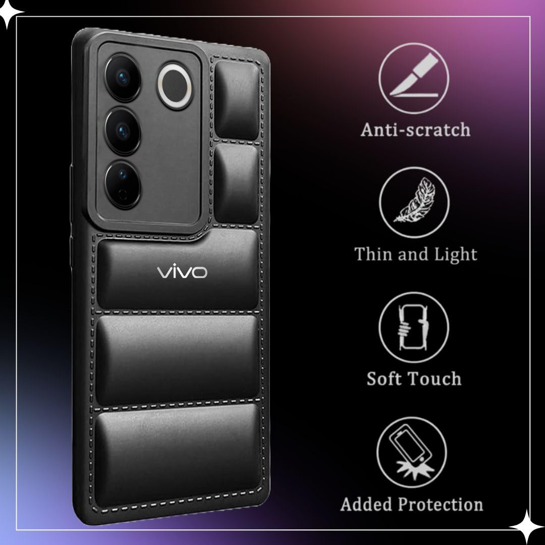 VIVO V27/V27 PRO 5G THE PUFFER EDITION SOFT MATERIAL DOWN JACKET PHONE CASE