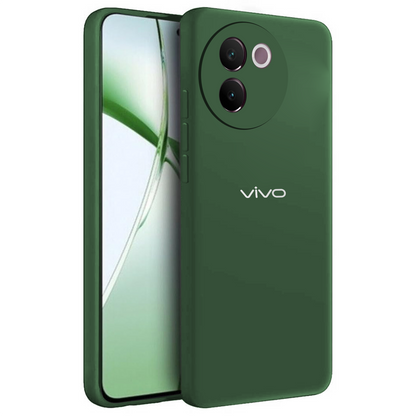 VIVO V30E 5G Liquid Silicone Velvet-Touch Silk Finish Protective Back Case