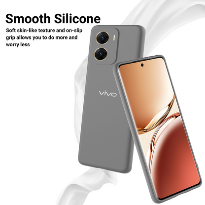 VIVO V29E 5G Liquid Silicone Velvet-Touch Silk Finish Protective Back Case