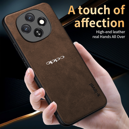 OPPO F31 PRO 5G PU LEATHER PROTECTIVE BACK CASE WITH CAMERA PROTECTION