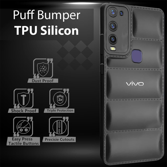 VIVO Y50 5G THE PUFFER EDITION SOFT MATERIAL DOWN JACKET PHONE CASE