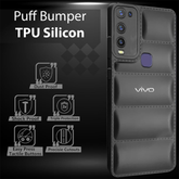 VIVO Y50 5G THE PUFFER EDITION SOFT MATERIAL DOWN JACKET PHONE CASE