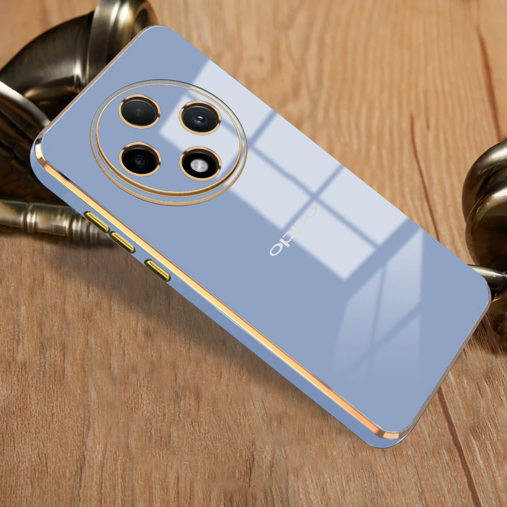 OPPO F27 PRO PLUS 5G ULTRA-SHINE GOLD ELECTROPLATED LUXURIOUS BACK CASE WITH CAMERA PROTECTION