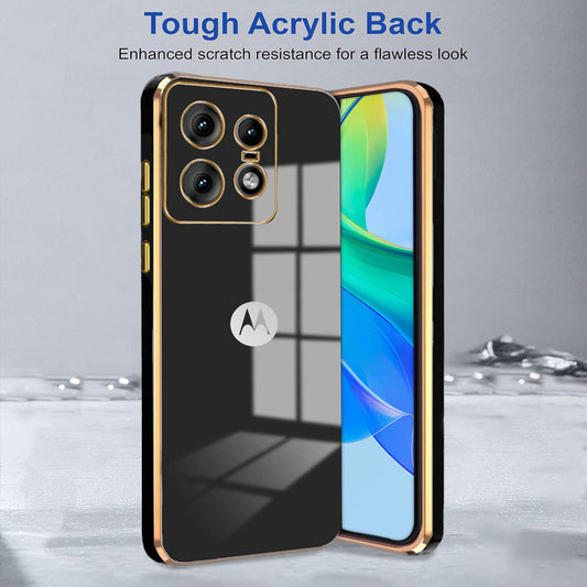 MOTOROLA EDGE 50 PRO 5G ULTRA-SHINE LUXURIOUS BACK CASE WITH CAMERA PROTECTION
