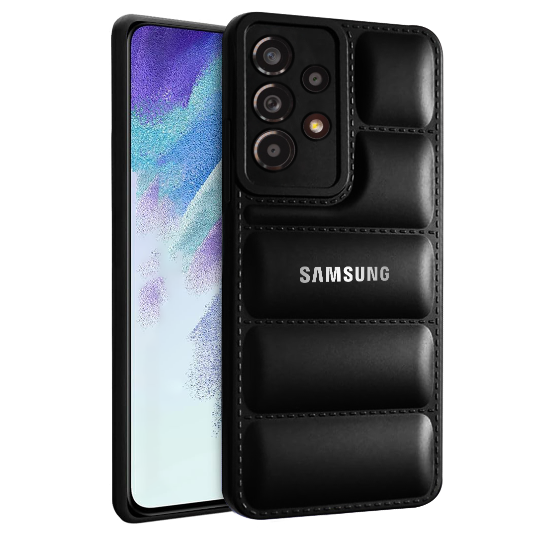 Galaxy A52s 5G The Puffer Edition Black Bumper Back Case