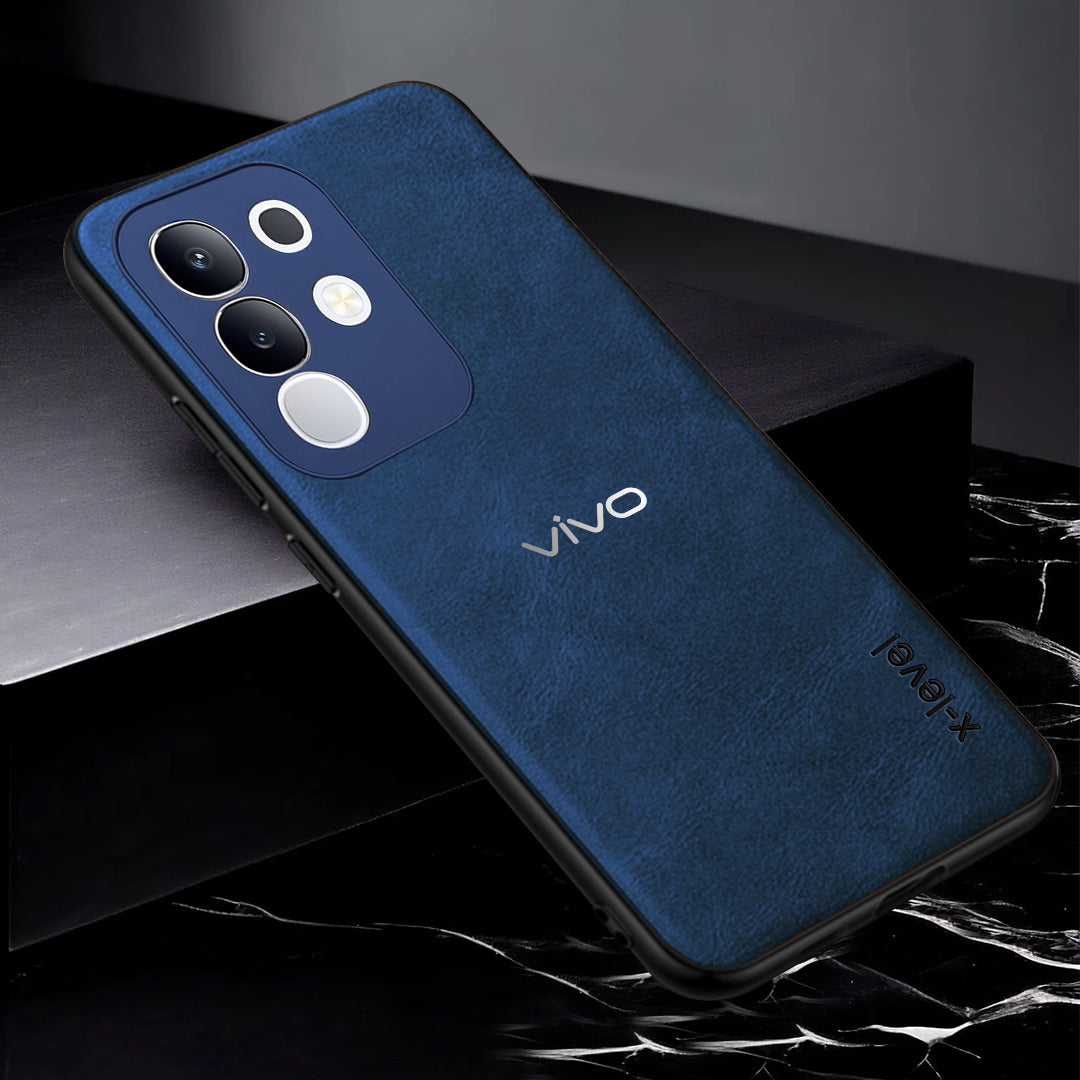 VIVO Y31 PRO 5G VINTAGE PU LEATHER PROTECTIVE BACK CASE
