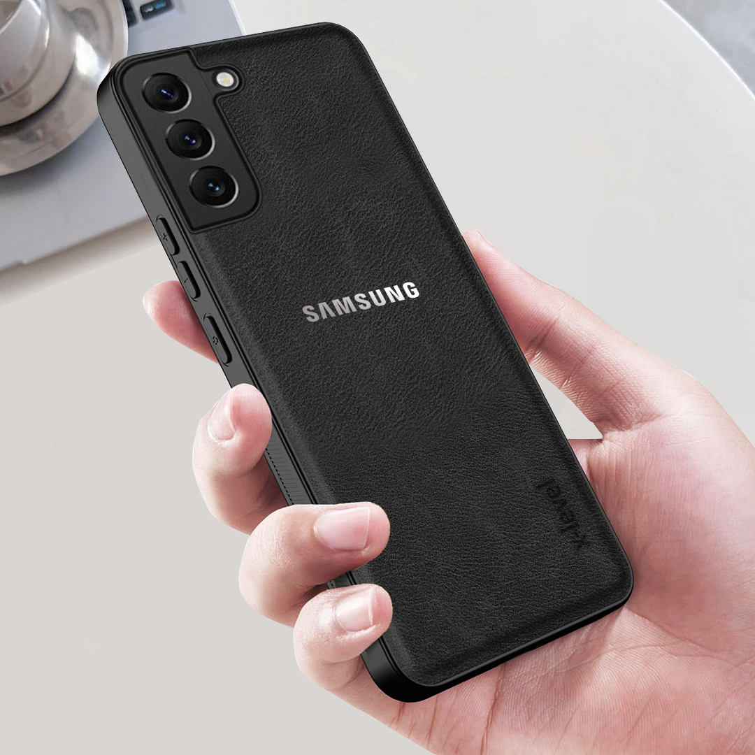 SAMSUNG GALAXY S21 FE 5G VINTAGE PU LEATHER PROTECTIVE BACK CASE