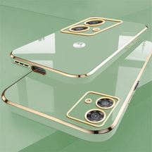 MOTOROLA EDGE40 NEO 5G ULTRA-SHINE GOLD ELECTROPLATED LUXURIOUS BACK CASE WITH CAMERA PROTECTION