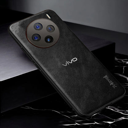 VIVO X100 5G Vintage Leather Stitched Protective Back Case Regular price
