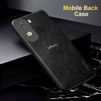 VIVO V40E 5G VINTAGE PU LEATHER PROTECTIVE BACK CASE