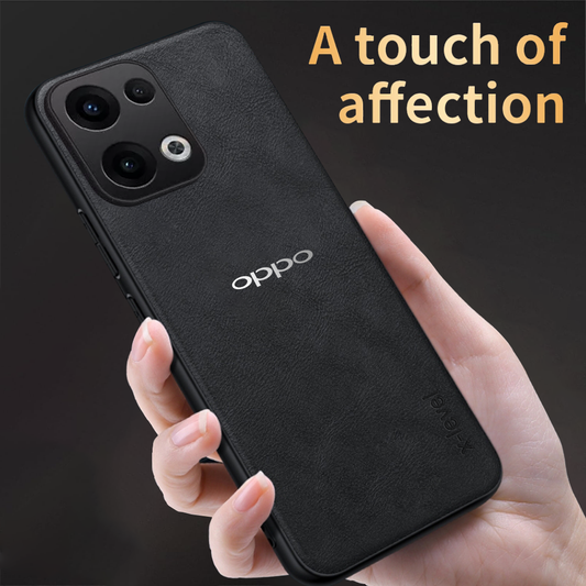 OPPO RENO 13 5G VINTAGE PU LEATHER PROTECTIVE BACK CASE