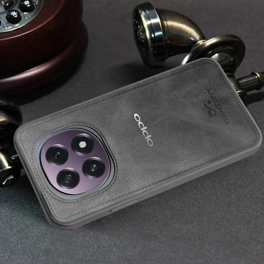 OPPO F29 PRO 5G TABACCO PIPES LEATHER PROTECTIVE BACK CASE