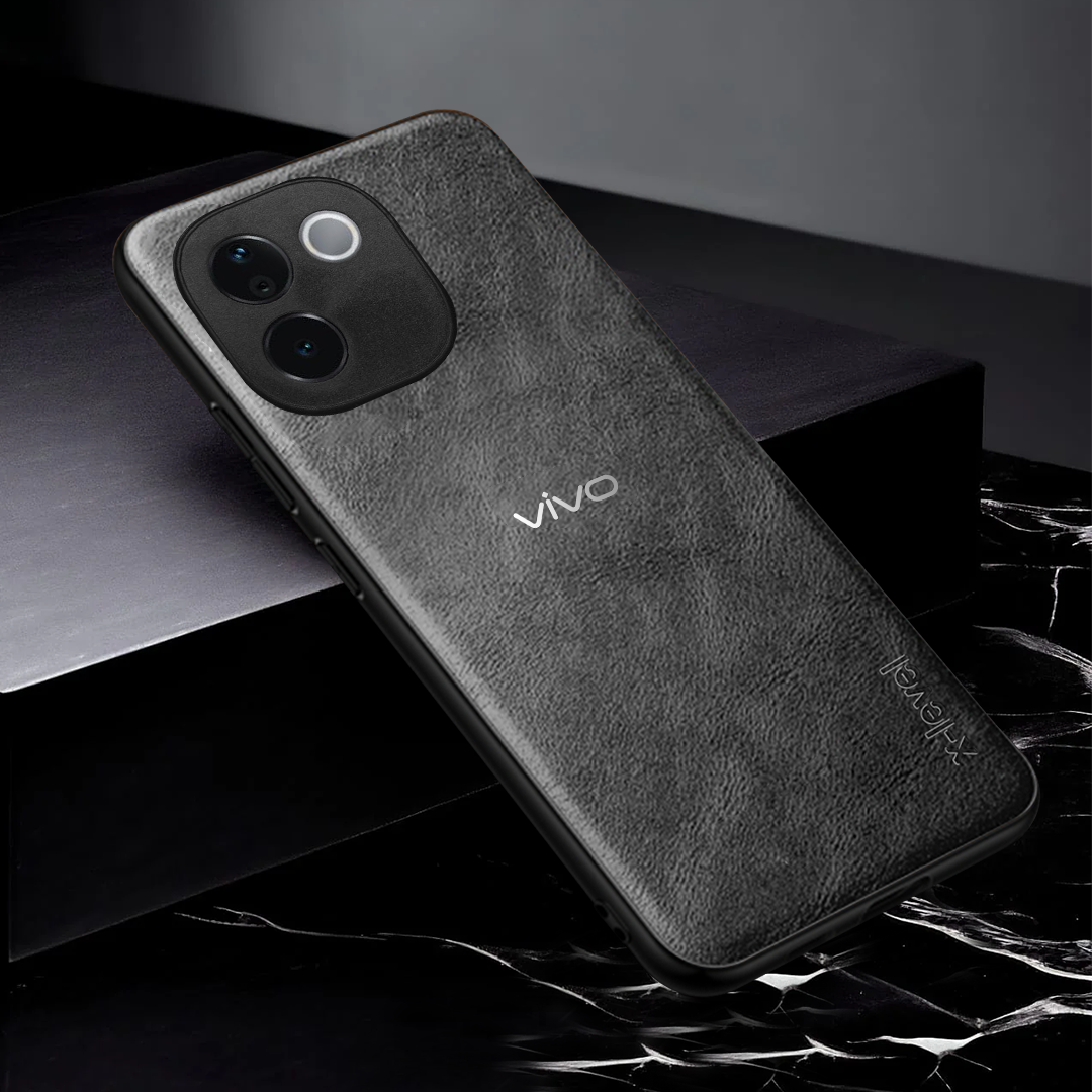 VIVO T3 PRO 5G VINTAGE PU LEATHER PROTECTIVE BACK CASE