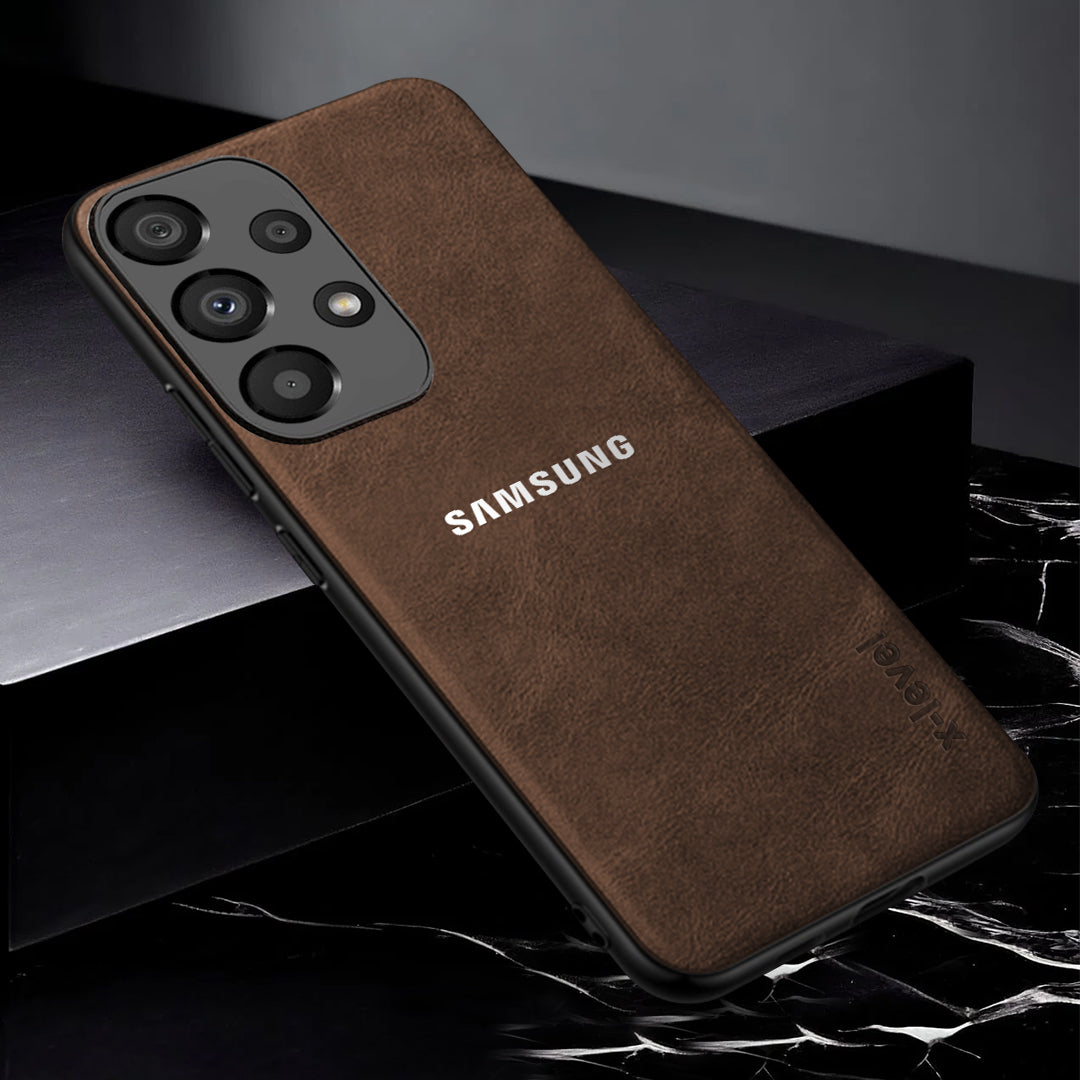 Galaxy A33 5G VINTAGE PU LEATHER PROTECTIVE BACK CASE