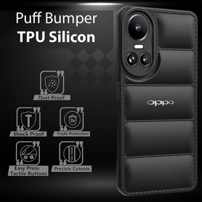 OPPO RENO 10 5G The Puffer Edition Soft Material Down Jacket Phone Case