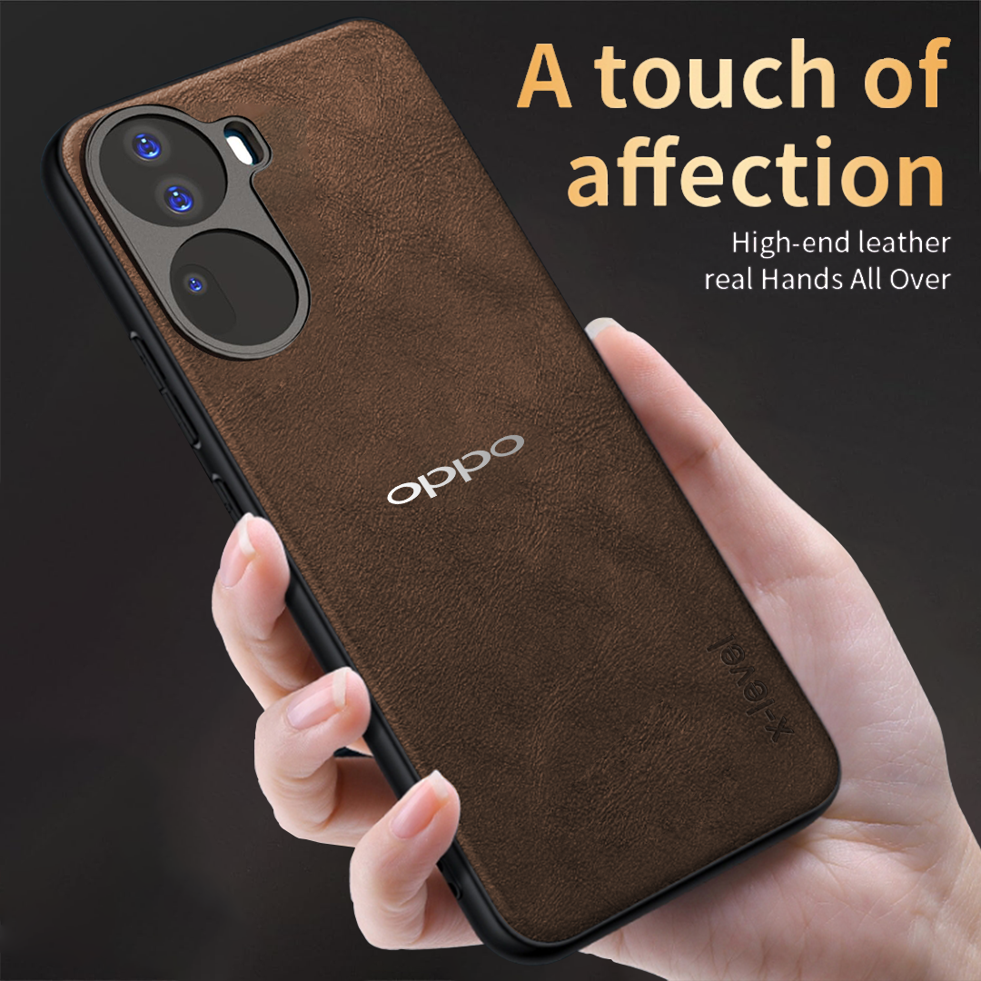 OPPO RENO 11 5G VINTAGE PU LEATHER PROTECTIVE BACK CASE