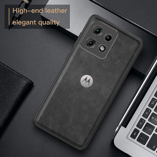 MOTROLA EDGE 50 5G VINTAGE PU LEATHER PROTECTIVE BACK CASE