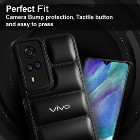 VIVO Y31 5G THE PUFFER EDITION SOFT MATERIAL DOWN JACKET PHONE CASE