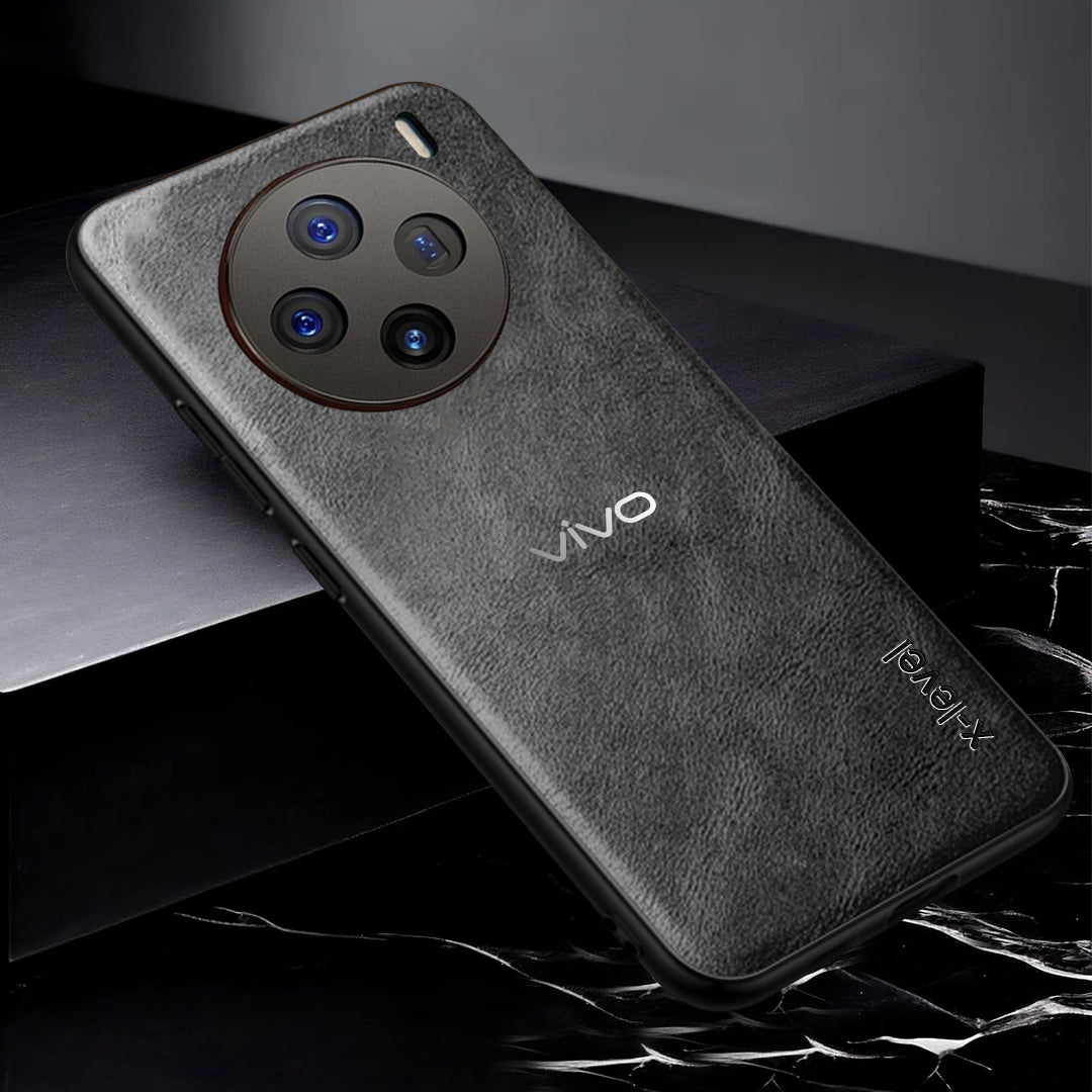 VIVO X100 5G Vintage Leather Stitched Protective Back Case Regular price