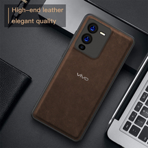 VIVO V25 PRO 5G VINTAGE PU LEATHER PROTECTIVE BACK CASE