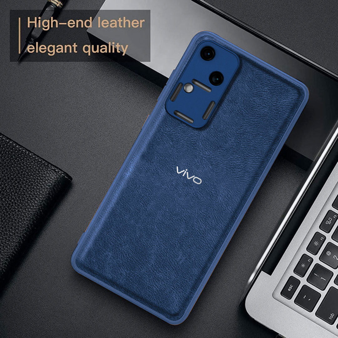 VIVO V30 5G VINTAGE PU LEATHER PROTECTIVE BACK CASE