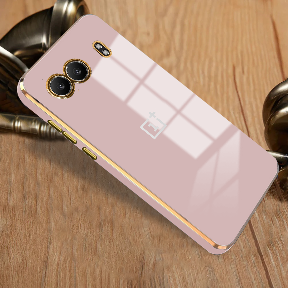 ONEPLUS NORD 4 5G ULTRA-SHINE GOLD ELECTROPLATED LUXURIOUS  BACK CASE WITH CAMERA PROTECTION