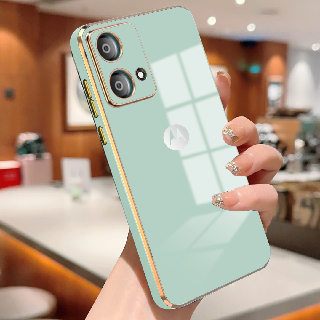 MOTOROLA EDGE40 NEO 5G ULTRA-SHINE GOLD ELECTROPLATED LUXURIOUS BACK CASE WITH CAMERA PROTECTION