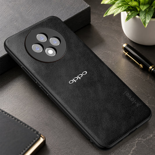 OPPO F27 5G VINTAGE PU LEATHER PROTECTIVE BACK CASE
