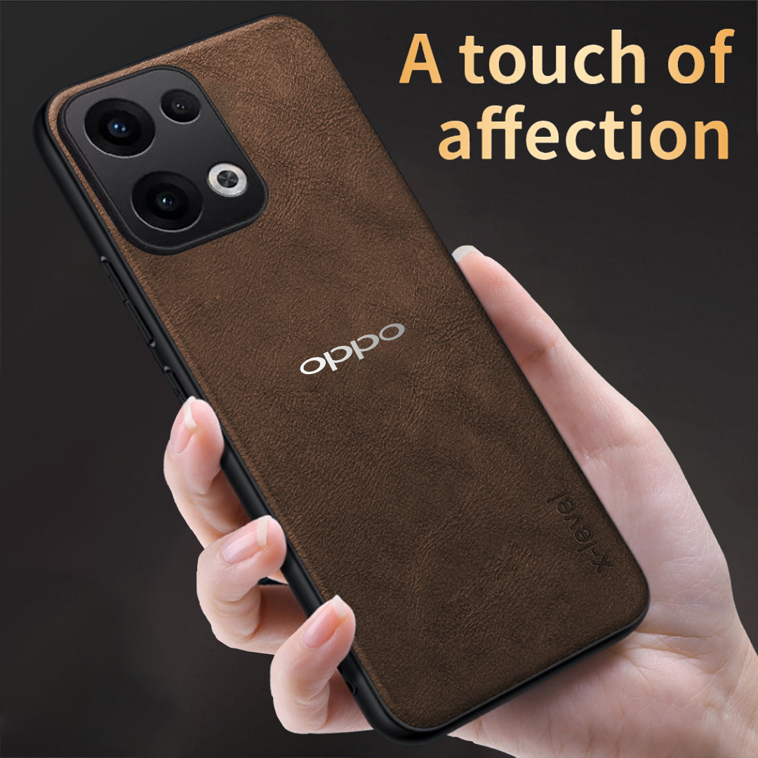 OPPO RENO 13 5G VINTAGE PU LEATHER PROTECTIVE BACK CASE