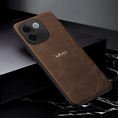 VIVO T3 PRO 5G VINTAGE PU LEATHER PROTECTIVE BACK CASE