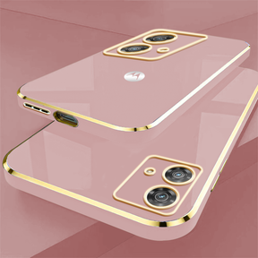 MOTOROLA EDGE40 NEO 5G ULTRA-SHINE GOLD ELECTROPLATED LUXURIOUS BACK CASE WITH CAMERA PROTECTION