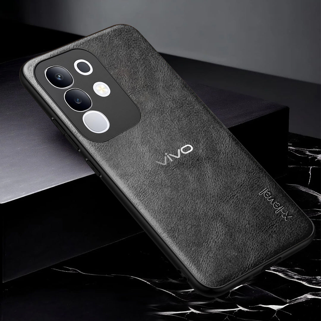 VIVO Y31 PRO 5G VINTAGE PU LEATHER PROTECTIVE BACK CASE