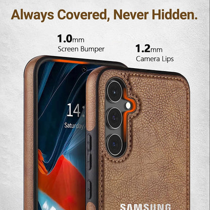 SAMSUNG A35 5G HIGH QUALITY LEATHER PROTECTIVE BACK CASE